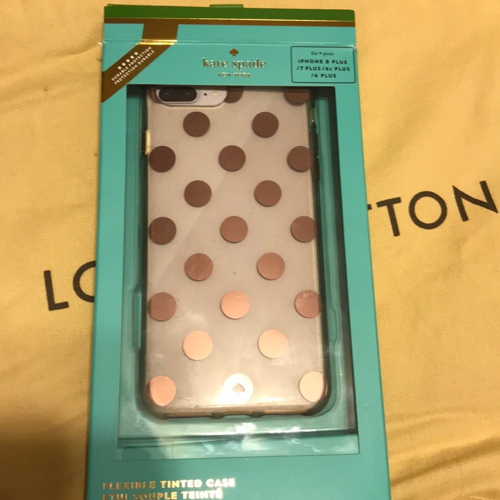 Kate spade iPhone case, fits 6,7,8 plus